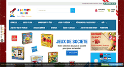Desktop Screenshot of alaportebleue.fr